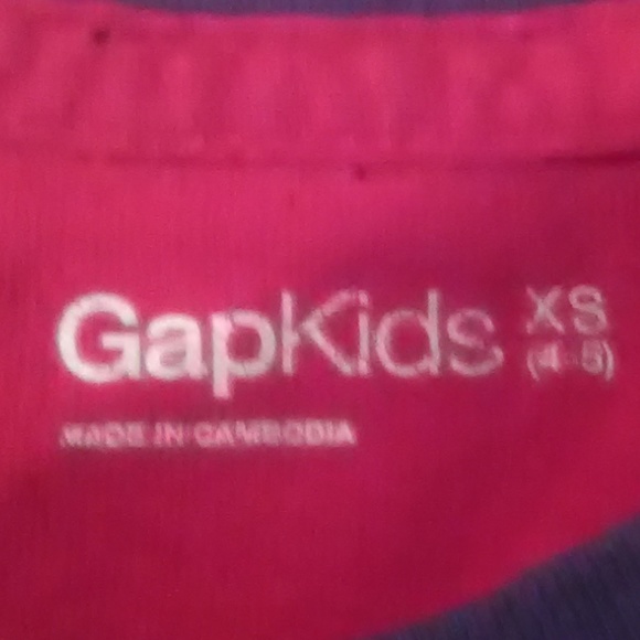 GAP Shirts & Tops Boys Gap Kids Baseball Retro Tee Red Size Xs